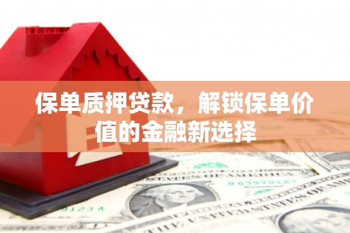 竹南保单质押贷款，解锁保单价值的金融新选择