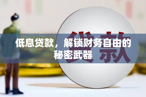 竹南低息贷款，解锁财务自由的秘密武器