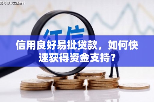 竹南信用良好易批贷款，如何快速获得资金支持？