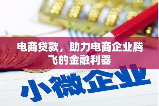 竹南电商贷款，助力电商企业腾飞的金融利器