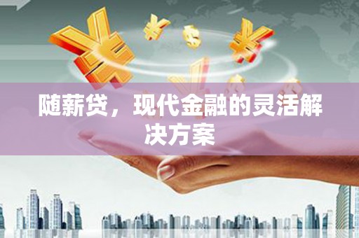竹南随薪贷，现代金融的灵活解决方案