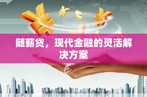 竹南随薪贷，现代金融的灵活解决方案