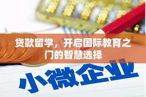 竹南贷款留学，开启国际教育之门的智慧选择