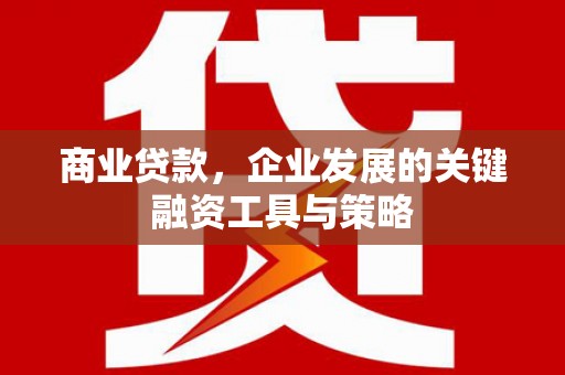 竹南商业贷款，企业发展的关键融资工具与策略