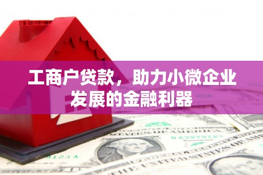 竹南工商户贷款，助力小微企业发展的金融利器