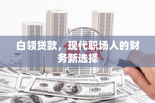 竹南白领贷款，现代职场人的财务新选择