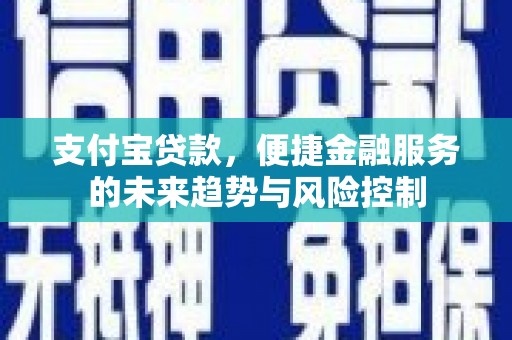 竹南支付宝贷款，便捷金融服务的未来趋势与风险控制