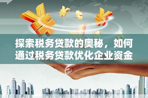 竹南探索税务贷款的奥秘，如何通过税务贷款优化企业资金流