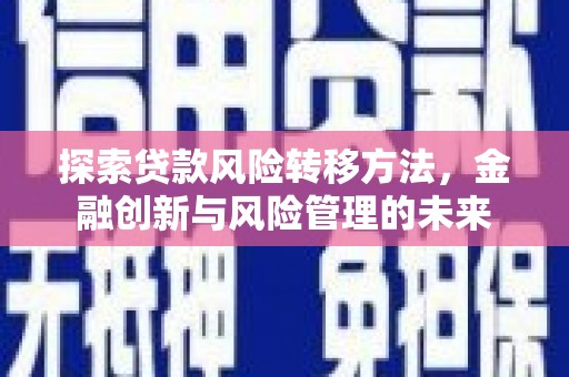 竹南探索贷款风险转移方法，金融创新与风险管理的未来