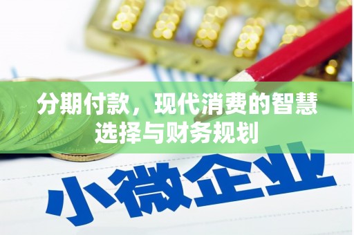 竹南分期付款，现代消费的智慧选择与财务规划