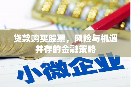 竹南贷款购买股票，风险与机遇并存的金融策略