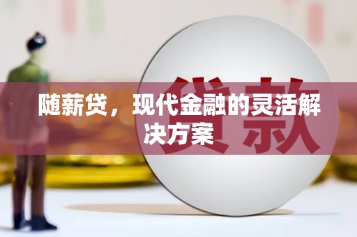 竹南随薪贷，现代金融的灵活解决方案