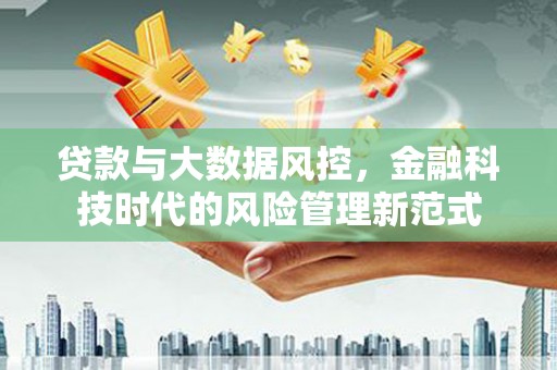 竹南贷款与大数据风控，金融科技时代的风险管理新范式