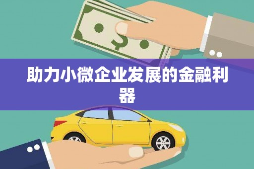 竹南助力小微企业发展的金融利器
