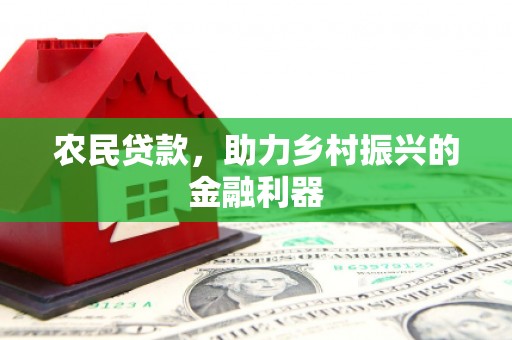 竹南农民贷款，助力乡村振兴的金融利器