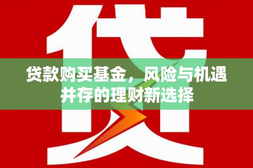 竹南贷款购买基金，风险与机遇并存的理财新选择