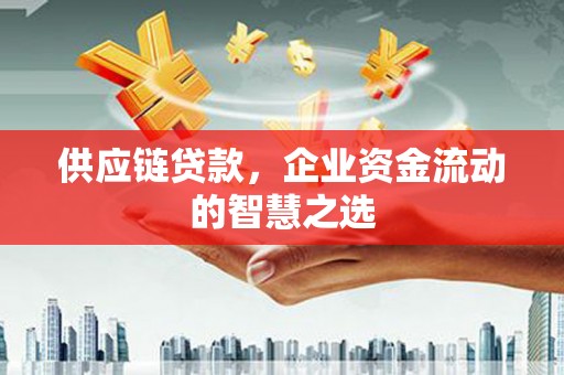 竹南供应链贷款，企业资金流动的智慧之选