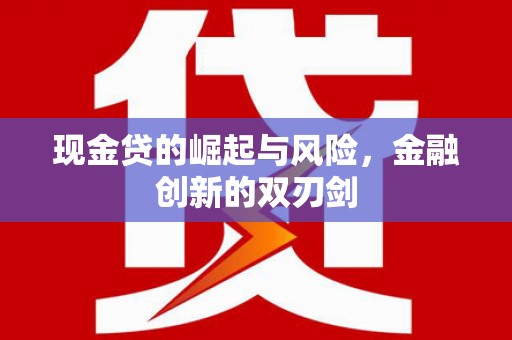 竹南现金贷的崛起与风险，金融创新的双刃剑