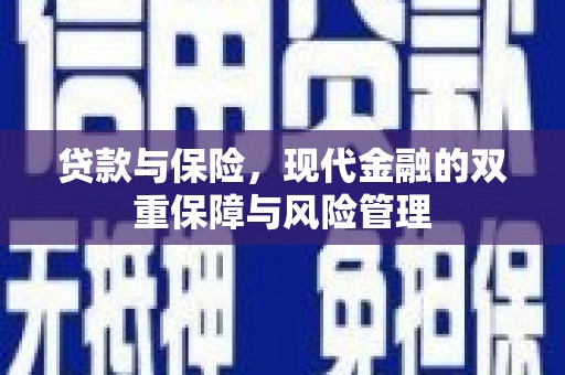 竹南贷款与保险，现代金融的双重保障与风险管理