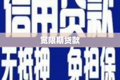 竹南宽限期贷款