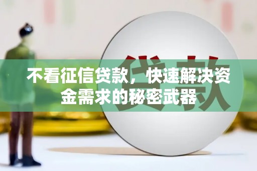 竹南不看征信贷款，快速解决资金需求的秘密武器