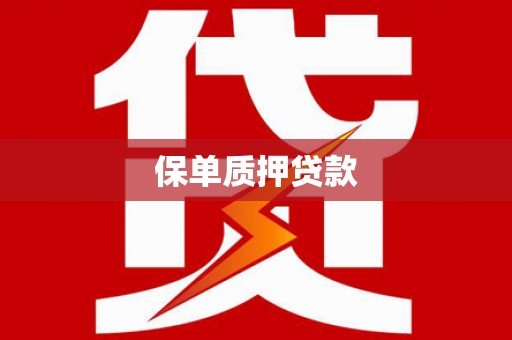 竹南保单质押贷款