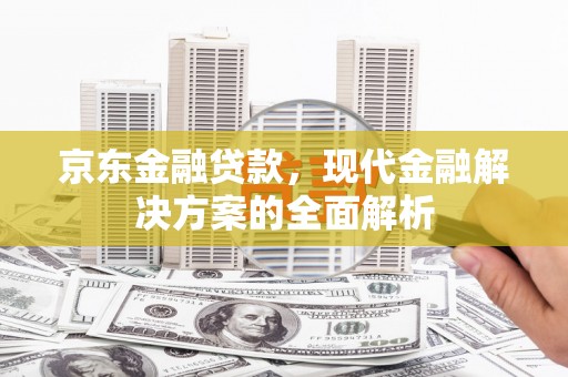 竹南京东金融贷款，现代金融解决方案的全面解析