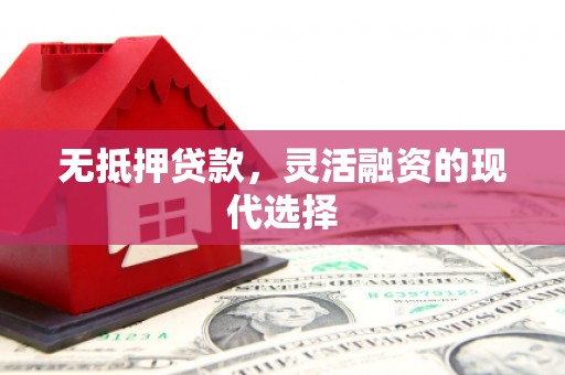 竹南无抵押贷款，灵活融资的现代选择