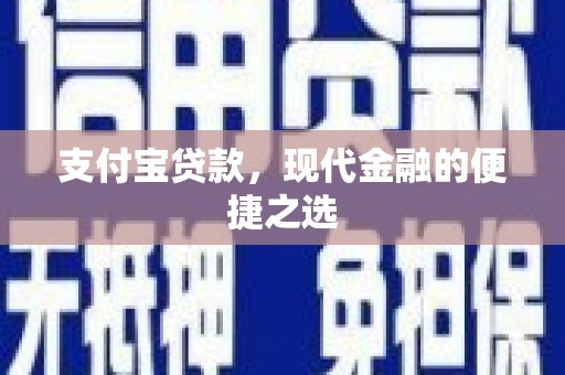 竹南支付宝贷款，现代金融的便捷之选