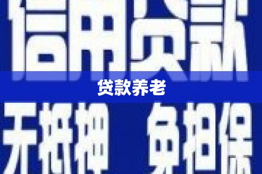 竹南贷款养老