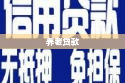 竹南养老贷款