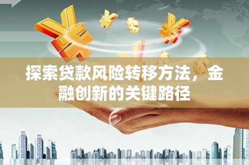 竹南探索贷款风险转移方法，金融创新的关键路径