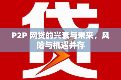竹南P2P 网贷的兴衰与未来，风险与机遇并存