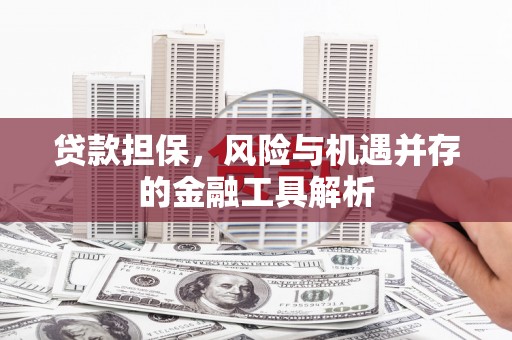 竹南贷款担保，风险与机遇并存的金融工具解析