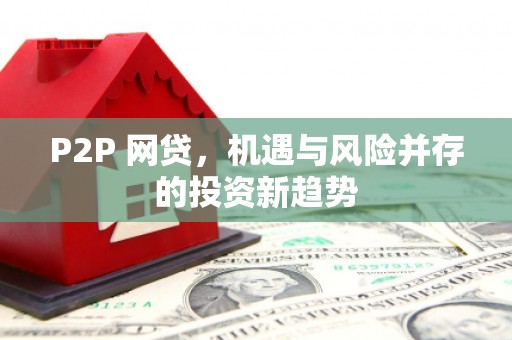 竹南P2P 网贷，机遇与风险并存的投资新趋势