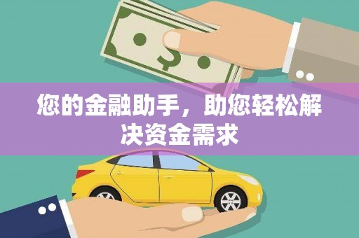竹南您的金融助手，助您轻松解决资金需求