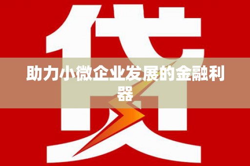 竹南助力小微企业发展的金融利器