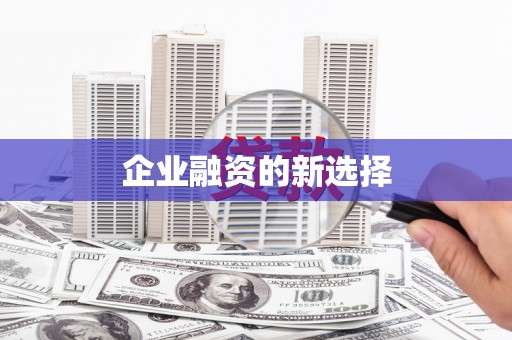 竹南企业融资的新选择